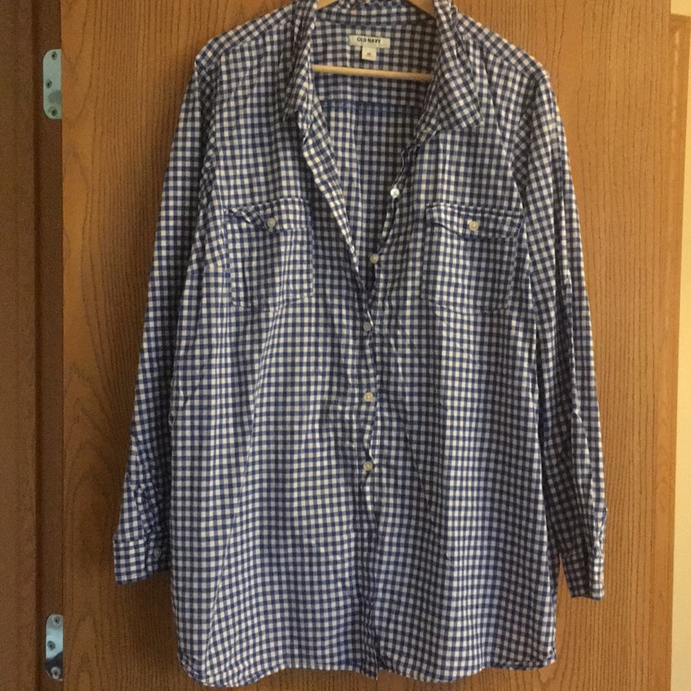 Plaid button down
